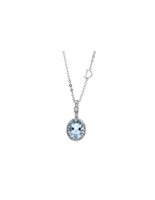 Halskette Damiani Dame Notte Di San Lorenzo in Weißgold Acquamarina 0.42 Ct 20076511 - 20076511